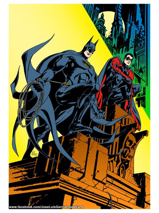 Garcia-Lopez’s take on the Batman & Robin movie costumes